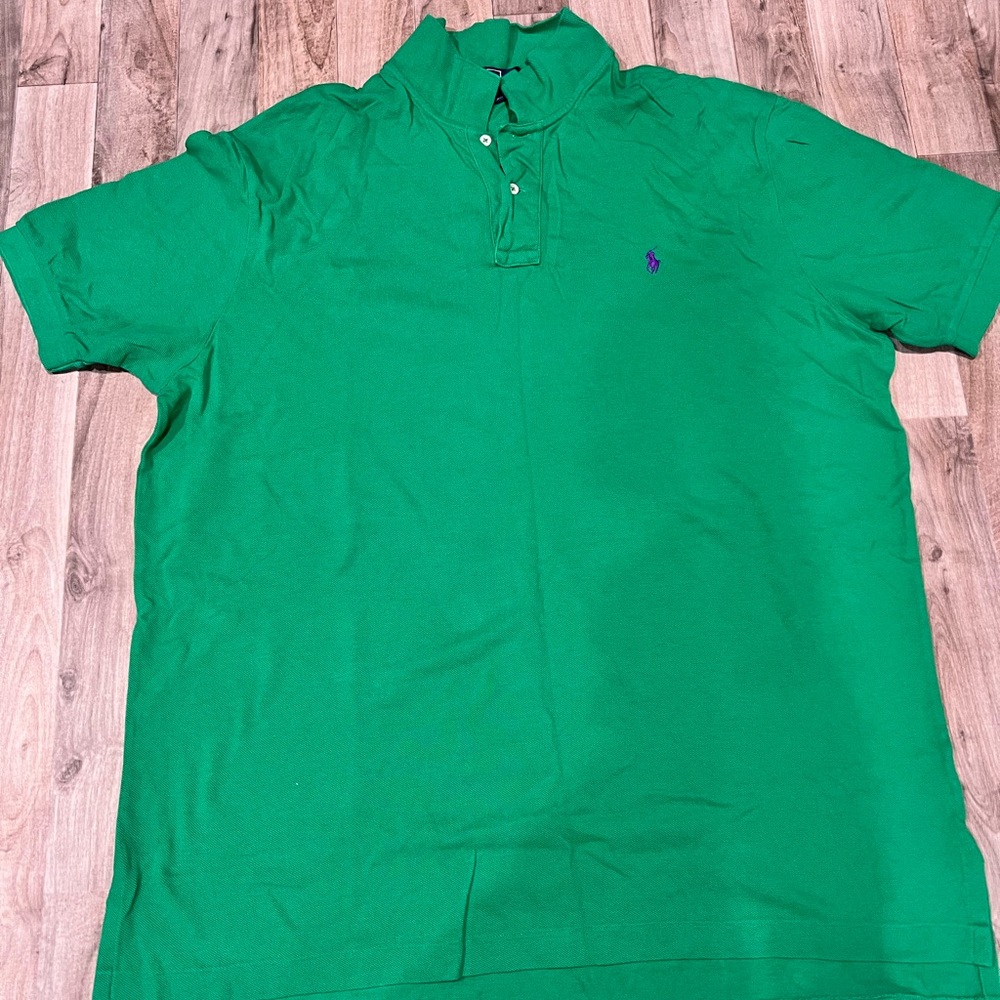 Polo by Ralph Lauren green polo top shirt size 2X